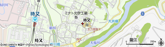 長野県飯田市時又327周辺の地図