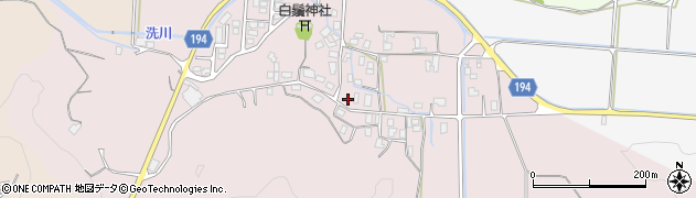 鳥取県鳥取市国府町三代寺周辺の地図