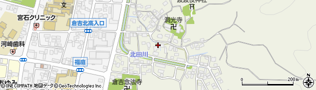 鳥取県倉吉市福庭166周辺の地図