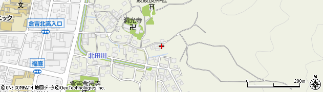 鳥取県倉吉市福庭54周辺の地図