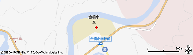 豊岡市立合橋小学校周辺の地図