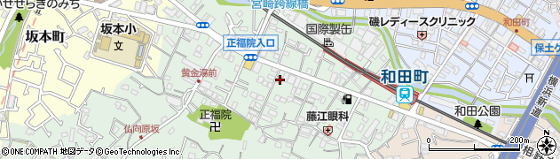 神奈川県横浜市保土ケ谷区仏向町152周辺の地図