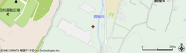 山梨県富士吉田市新屋周辺の地図