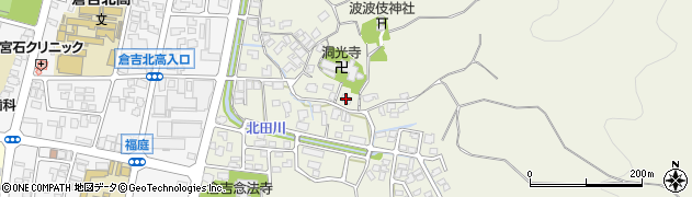 鳥取県倉吉市福庭180周辺の地図