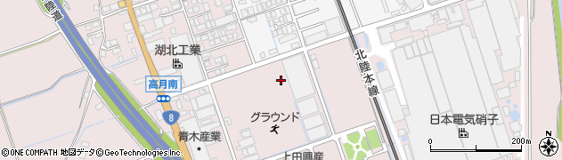 滋賀県長浜市高月町高月1717周辺の地図