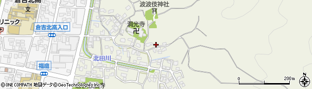 鳥取県倉吉市福庭38周辺の地図