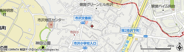 神奈川県横浜市旭区市沢町125周辺の地図