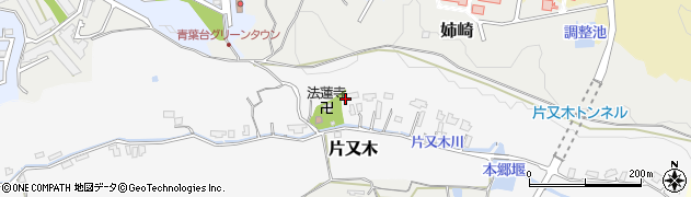 千葉県市原市片又木166周辺の地図