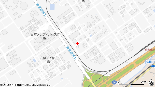 〒299-0266 千葉県袖ケ浦市北袖の地図