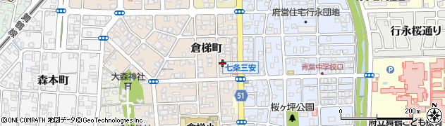 京都府舞鶴市倉梯町14周辺の地図