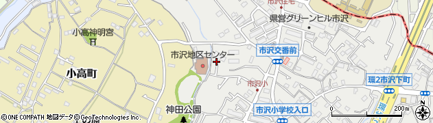 神奈川県横浜市旭区市沢町61周辺の地図