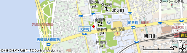 島根県松江市寺町北寺町55周辺の地図