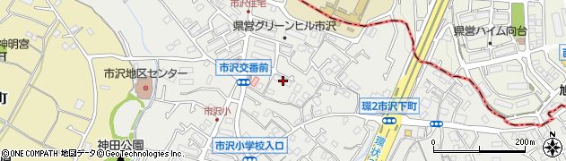 神奈川県横浜市旭区市沢町120周辺の地図