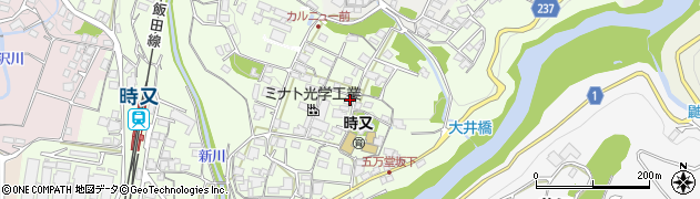 長野県飯田市時又336周辺の地図