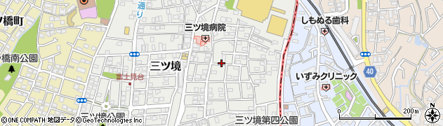 神奈川県横浜市瀬谷区三ツ境周辺の地図