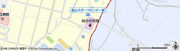 富士吉田市営鐘山スポーツセンター総合体育館周辺の地図