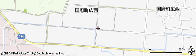 鳥取県鳥取市国府町広西613周辺の地図