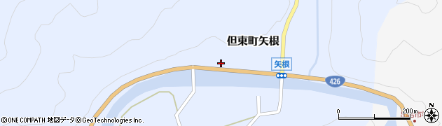 兵庫県豊岡市但東町矢根1062周辺の地図