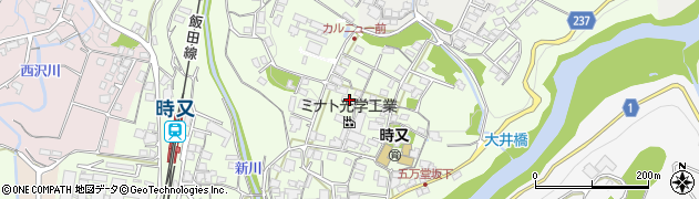 長野県飯田市時又299周辺の地図