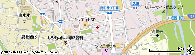 神奈川県厚木市妻田北1丁目周辺の地図