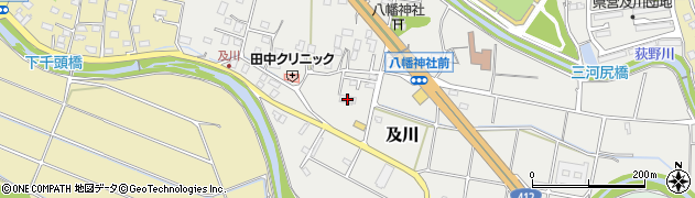神奈川県厚木市及川895周辺の地図