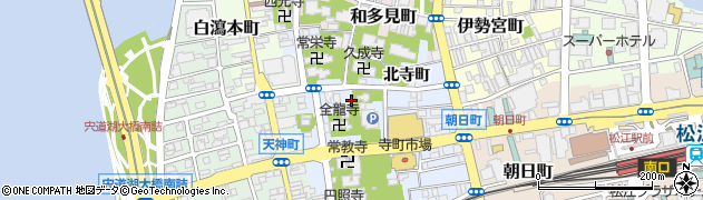 島根県松江市寺町北寺町153周辺の地図