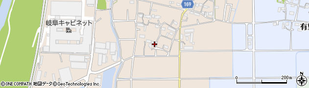 岐阜県本巣市数屋179周辺の地図