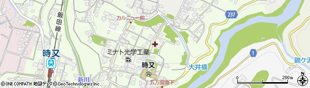 長野県飯田市時又344周辺の地図