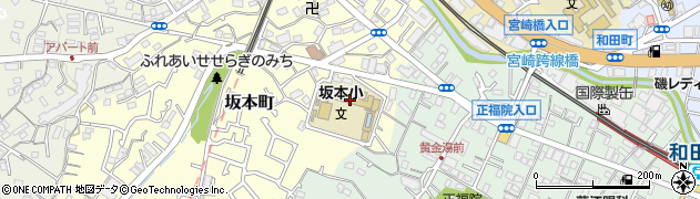 横浜市立坂本小学校周辺の地図