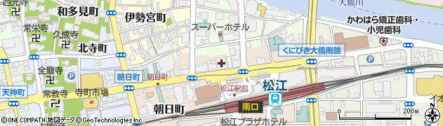 あなぶきハウジングサービス分譲　松江営業所周辺の地図