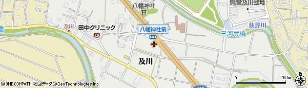 神奈川県厚木市及川640周辺の地図