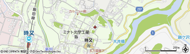 長野県飯田市時又343周辺の地図