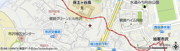 神奈川県横浜市旭区市沢町142周辺の地図
