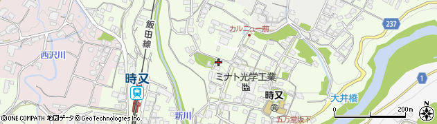 長野県飯田市時又281周辺の地図