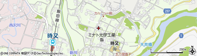 長野県飯田市時又302周辺の地図