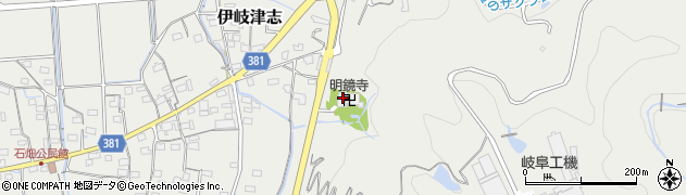 明鏡寺周辺の地図