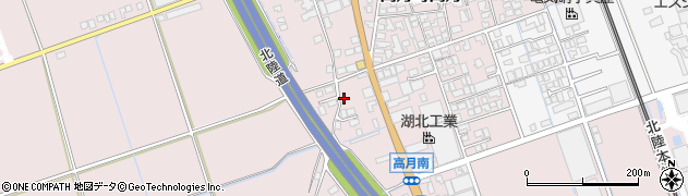滋賀県長浜市高月町高月1580周辺の地図