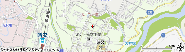 長野県飯田市時又305周辺の地図