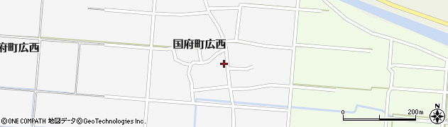 鳥取県鳥取市国府町広西188周辺の地図