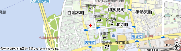 松本蕎麦店周辺の地図