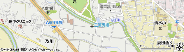 神奈川県厚木市及川689周辺の地図