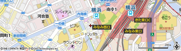 宝島２４横浜駅前店周辺の地図