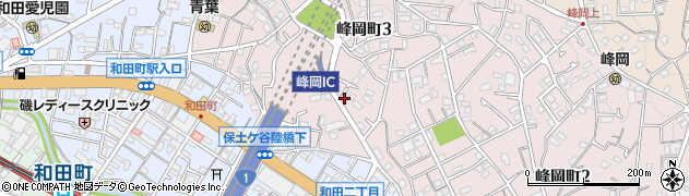 峰岡橋公園周辺の地図