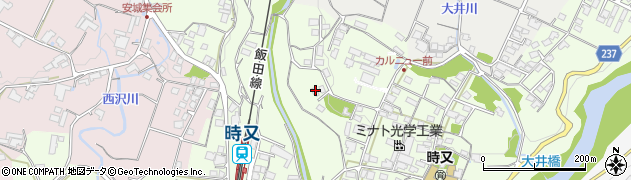 長野県飯田市時又599周辺の地図
