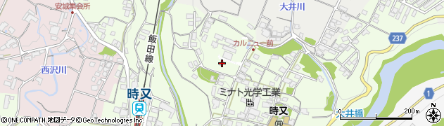 長野県飯田市時又266周辺の地図
