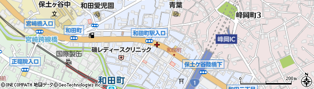 神奈川県横浜市保土ケ谷区和田周辺の地図