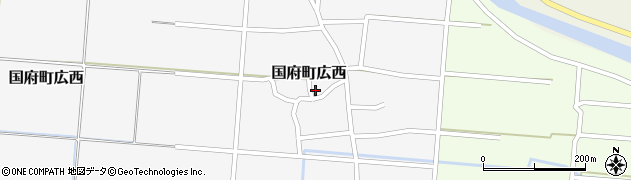 鳥取県鳥取市国府町広西192周辺の地図