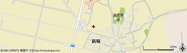 千葉県市原市新堀周辺の地図