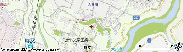 長野県飯田市時又311周辺の地図