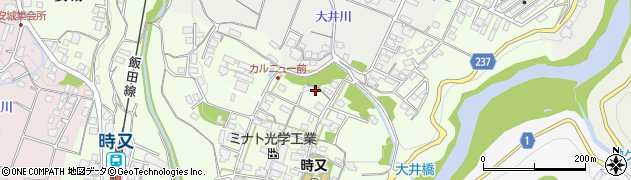 長野県飯田市時又307周辺の地図